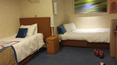 Over 70% of all staterooms are outside, 300 pairs are connecting/family cabins. Inside Cabin 2207 on Carnival Breeze, Category 1A