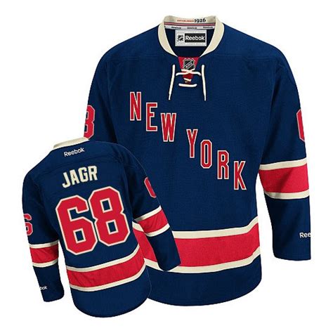 Jaromir jagr scored twice to move into third place on the nhl career goals list and help the florida jaromir jagr relocated to florida, got a place 10 minutes from his new office and started enjoying. NHL Jaromir Jagr New York Rangers Authentic Third Reebok ...