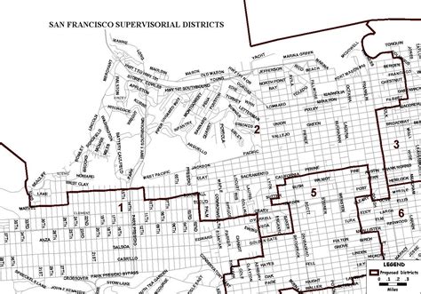 2000 Census San Francisco Supervisorial District Maps Sf Gsa