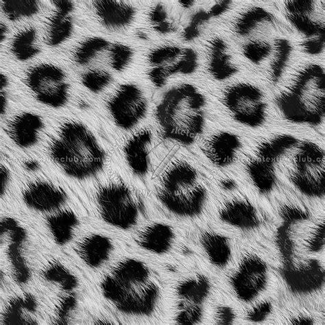 Gray Leopard Faux Fake Fur Animal Texture Seamless 09561