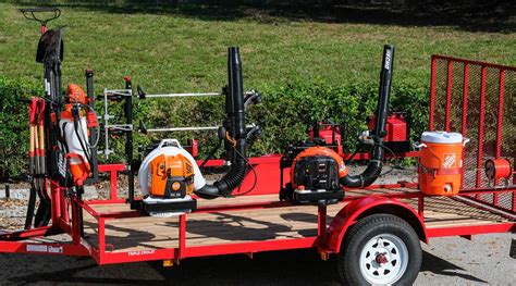 Your tools are a big investment, using gridiron custom tool storage will help ensure you get maximum life out of them. Trimmer Racks, Trailer Racks & Landscape Trailer Accessories