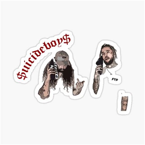 Uicideboy Ftp Sticker By Smartwater88 Redbubble