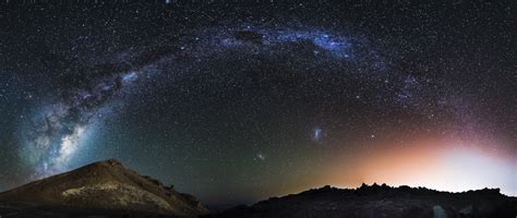 Milky Way Over The Chilean Andes Mountains Sky And Telescope