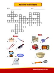 K.tchen equipme. will find kitchen equipment.) also look at the related clues for crossword clues with similar answers to cooking utensils Kitchen Utensils Crossword Activity 1 Answers | Wow Blog