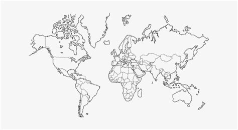 Mapa Mundi En Blanco Para Imprimir