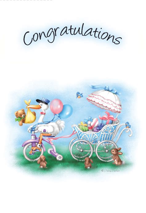 These darling free baby shower printables will help make the task a lot easier. Congratulations - Baby Shower & New Baby Card | Greetings ...
