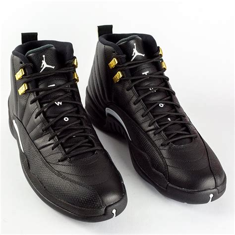 jordan xii retro master black white metallic gold 130690 013 sneakers sneakers air