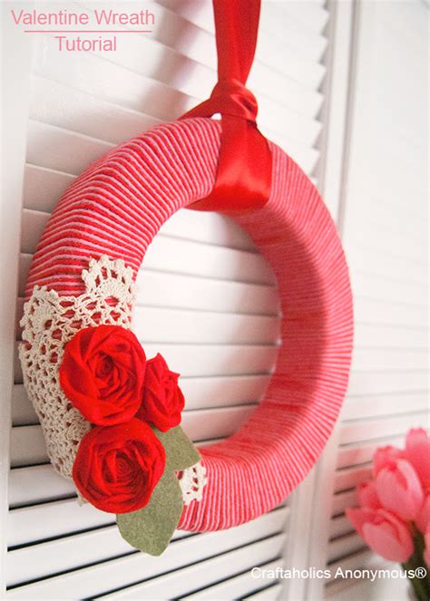 Diy Tutorials Collection Simple Valentine Wreath