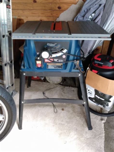 Ryobi Rts10 15 Amp 10 In Table Saw With Stand For Sale Online Ebay