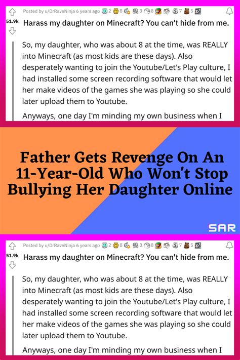 father gets revenge on an 11 year old who won t stop bullying her daughter online artofit