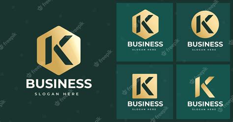 Premium Vector Letter K Monogram Logo Template With Geometric Shape