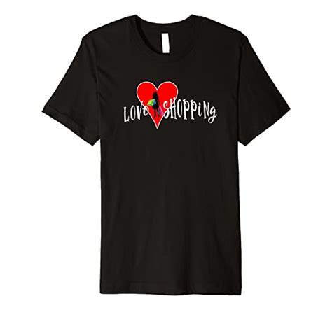 Amazon Com I Love Shopping For Gifts Premium T Shirt Clothing