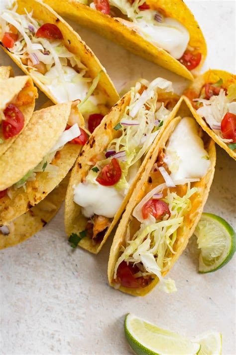 To make them, begin by chopping your vegetables. Easy Baked Chicken Tacos • Salt & Lavender