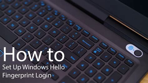 How To Set Up Windows Hello Fingerprint Login Youtube