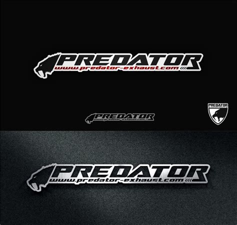 Aggressive Logo Design For An Motorcycle Exhaust Predator Logo