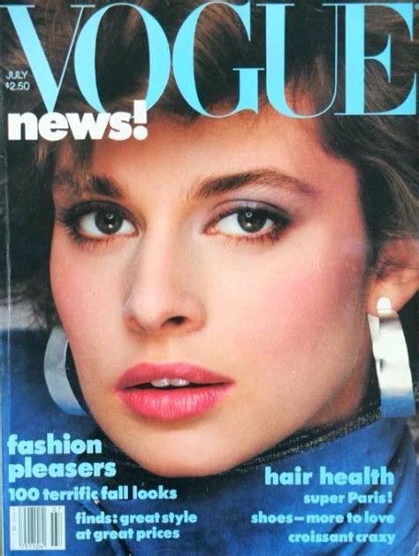 Nastassjia Kinski Covers Vogue Magazine United States July 1982 Vogue Magazine Covers