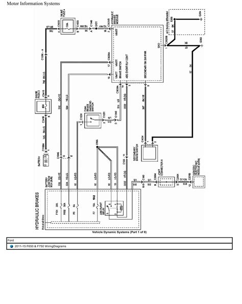 Ford Truck F650 F750 Wiring Diagrams 2011 2015