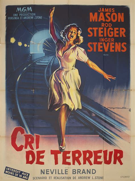 Cry Terror 1958 French Grande Poster Posteritati Movie Poster Gallery