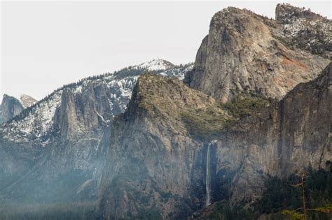 National Park Field Landscape Yosemite Mountains Photo Free Download