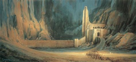 Lord Of The Rings Helms Deep By Paul Lasaine ~ Concept Art Deep