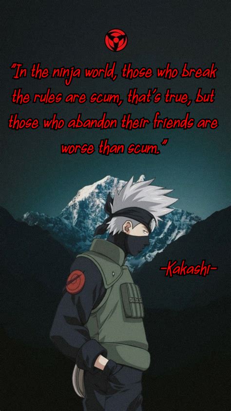 Hatake Kakashi Naruto Rquotesfromanime