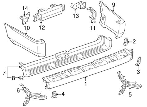 This includes everything from transfer case gears, lockers, bumpers, suspension, and more! Genuine OEM Bumper & Components - Rear Parts for 2002 Toyota 4Runner Limited - Olathe Toyota ...