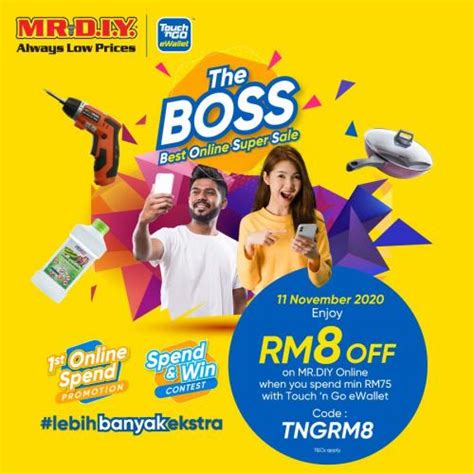 Welcome to mr.diy malaysia official shopee store. MR DIY Online 11.11 Sale RM8 OFF Promo Code With Touch 'n ...