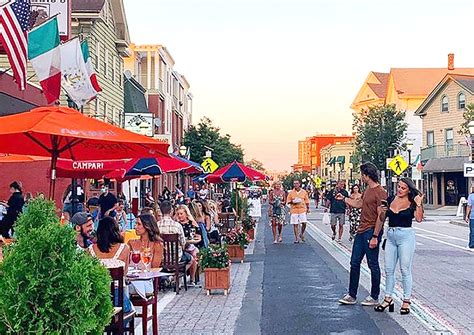 The area officially begins at westminster street, the southern limit, and is enclosed by routes 6 and 10 to the north and west and route 95 on the east. Al fresco means survival for restaurants on Federal Hill ...