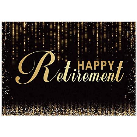 Amazon Mehofoto Happy Retirement Photo Studio Backdrop Black And
