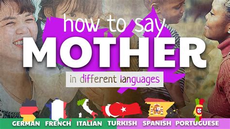 If you're a world traveler or just interested in other cultures, you might be interested in learning to say hello in different languages. MOTHER - How to say in different languages 🇩🇪🇫🇷🇮🇹🇹🇷🇪🇸🇵🇹 ...
