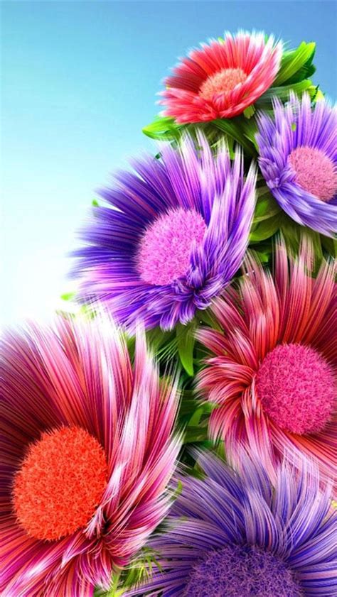 Find over 100+ of the best free colorful flower images. Free download 3d Flower Wallpaper 42 Group Wallpapers ...