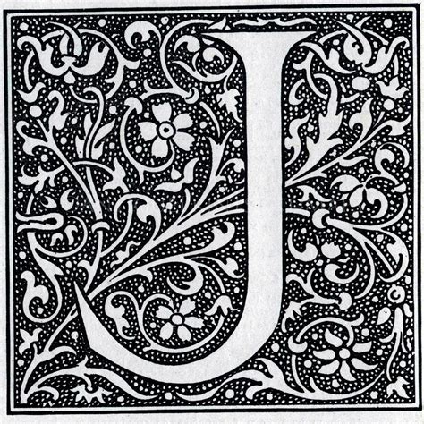 French Letter J Illuminated Lettering By Backalleysbackroads