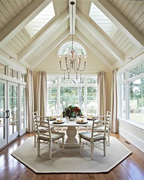 10 Cathedral Ceiling Design Ideas For Your Luxury Rooms Sunroom