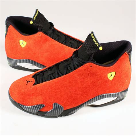 Jordan 14 retro ferrari 2014. Release Reminder: Air Jordan 14 Retro 'Ferrari' | Sole Collector