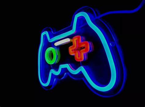 Gaming Xbox Controller Led Acrylic Neon Sign Lamp Etsy