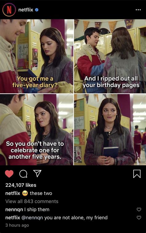 Netflix Us Posted This And Replied To A Comment Netflixsexeducation