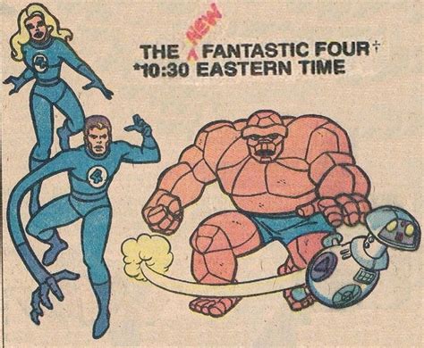The Fantastic Four With Herbie The Robot On Nbc 1978 Marvel Comics