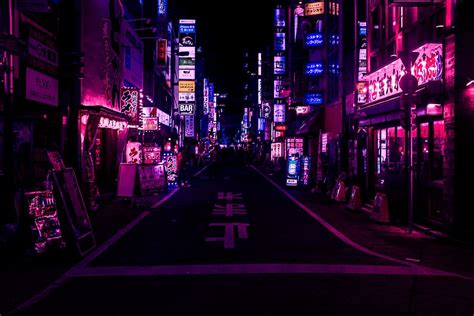 X Px Free Download Hd Wallpaper Shinjuku Japan Night Tokyo City Building