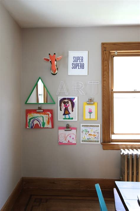 A Creative Way To Display Kids Artwork Crateandkids Blog