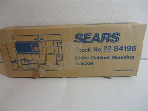 Shop our vast selection of products and best online deals. Sears Kenmore Under Cabinet Mounting Bracket Microwave ...