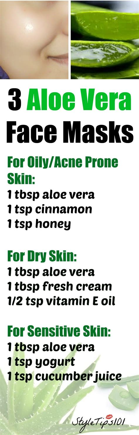 3 Aloe Vera Face Masks For Every Skin Type