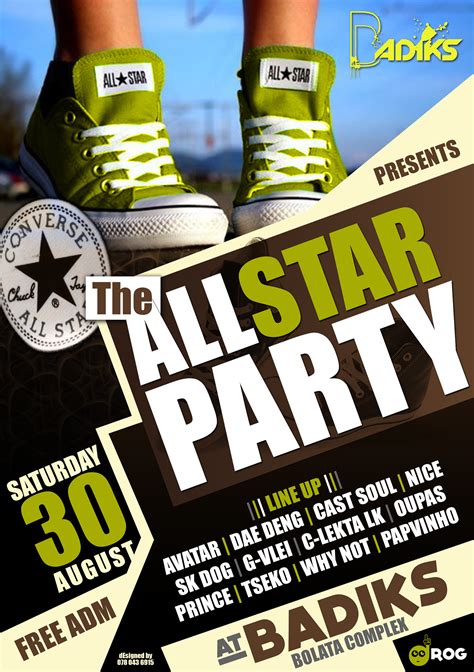 The All Star Party Flyer On Behance