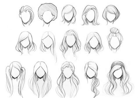 Ideas For Bun Hairstyles Drawing Easy In 2020 With Images Hair