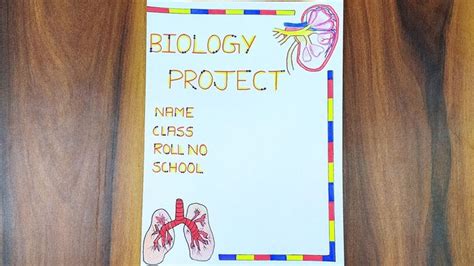 How To Decorate Biology Front Page Biology Front Page Border