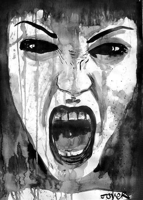 Anger By Loui Jover Anger Painting Emotional Art Loui Jover Art