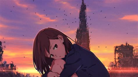 2048x1152 Broken Heart Anime Girl 2048x1152 Resolution Wallpaper Hd