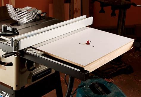 Router Table Plan Table Saw Upgrade Extension Wing Making A