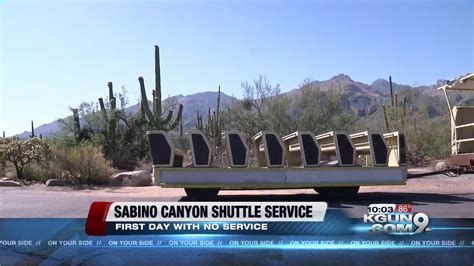 Shuttle Service At Sabino Canyon Put On Hold Youtube