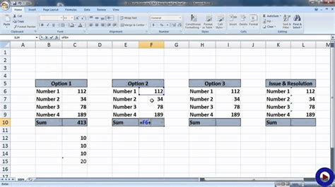 Excel Formula Sum How To Add In Excel Youtube