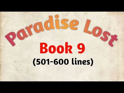 The serpent is just a hapless victim of the devil's. John Milton's Paradise Lost Book 9 501-600 lines I ...